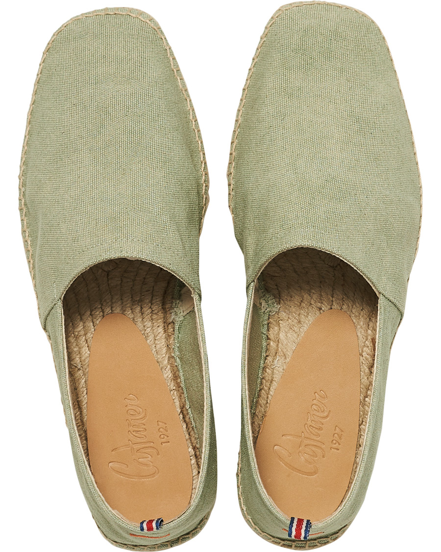 Homme | Castañer Pablo Washed Canvas Espadrilles Verde Agua | Castañer | Pablo Washed Canvas Espadrilles Verde Agua
