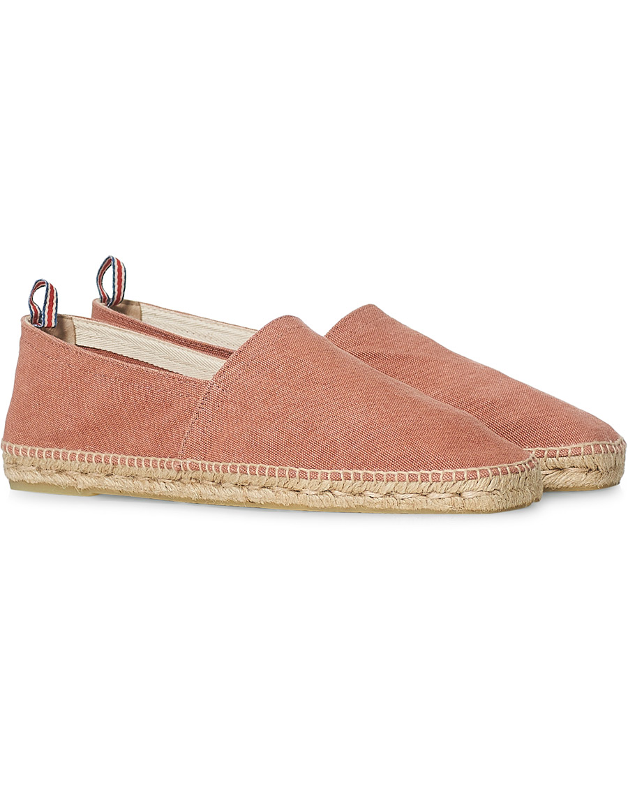 Homme | Castañer Pablo Washed Canvas Espadrilles Rosa Oscuro | Castañer | Pablo Washed Canvas Espadrilles Rosa Oscuro