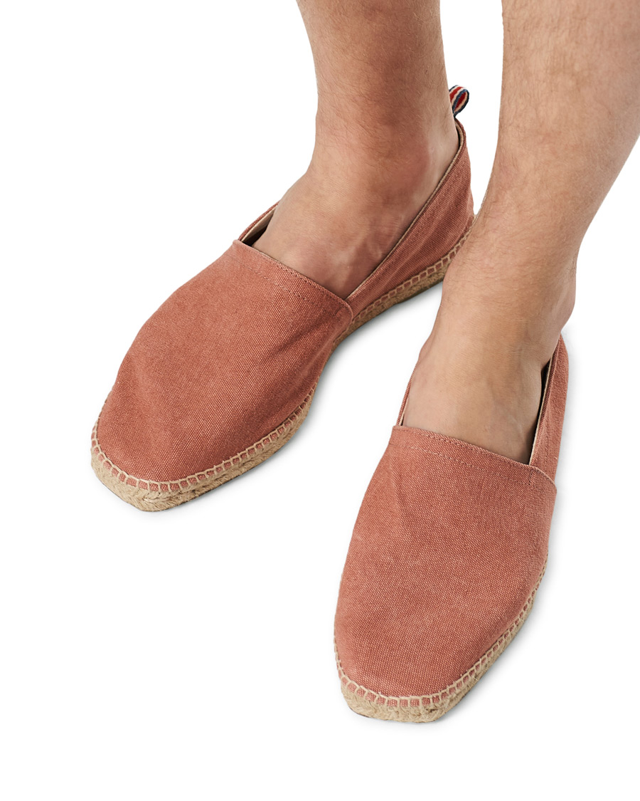 Homme | Castañer Pablo Washed Canvas Espadrilles Rosa Oscuro | Castañer | Pablo Washed Canvas Espadrilles Rosa Oscuro