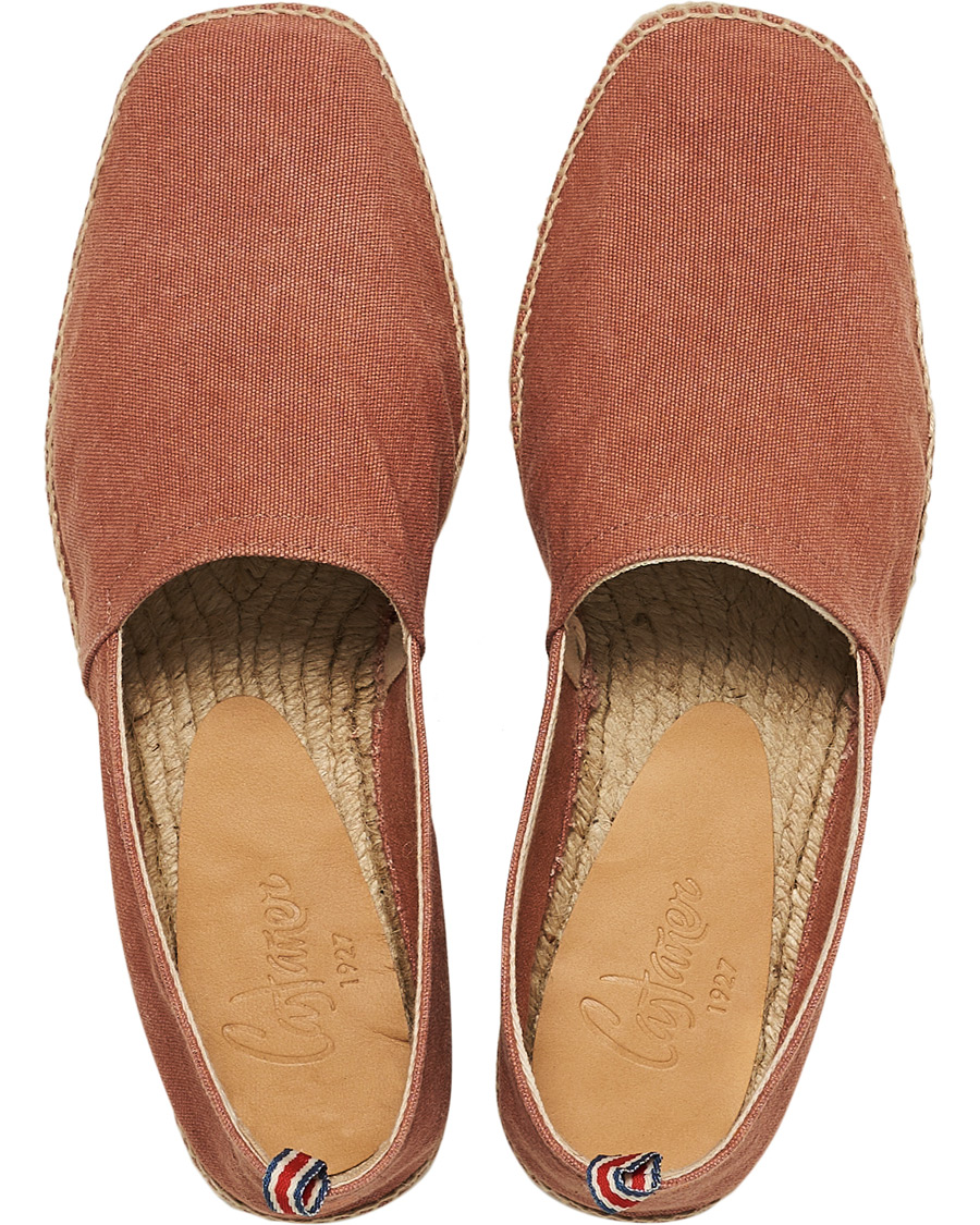 Homme | Castañer Pablo Washed Canvas Espadrilles Rosa Oscuro | Castañer | Pablo Washed Canvas Espadrilles Rosa Oscuro