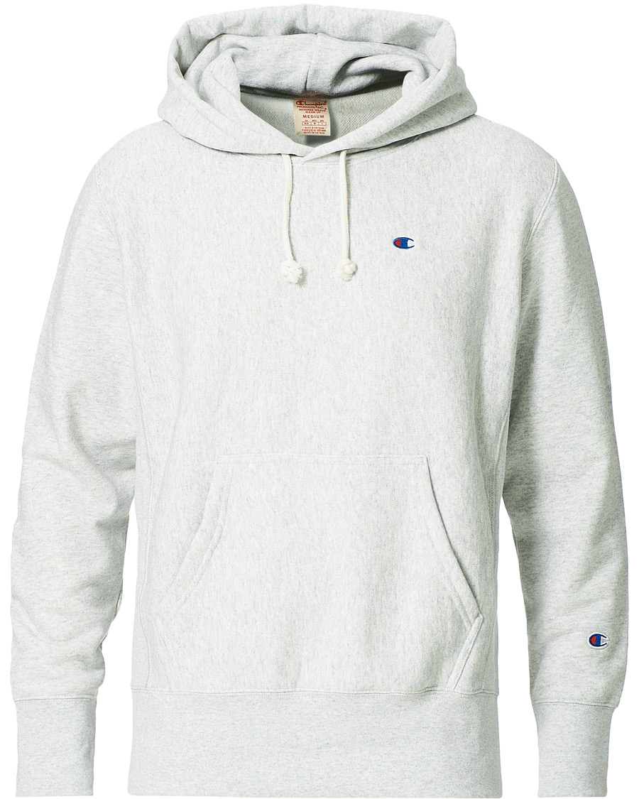 Heren | Truien | Champion | Reverse Weave Soft Fleece Hood Gray Melange