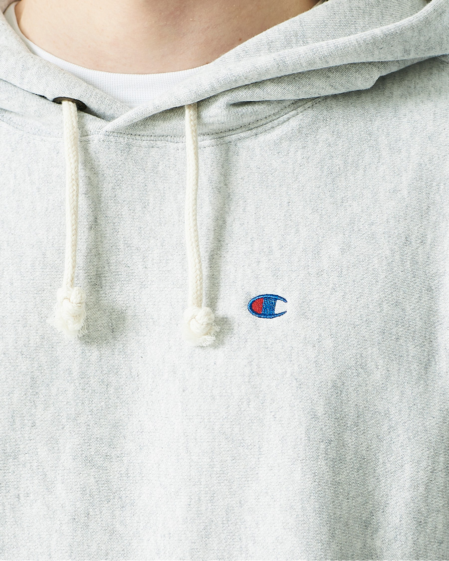 Heren | Truien | Champion | Reverse Weave Soft Fleece Hood Gray Melange