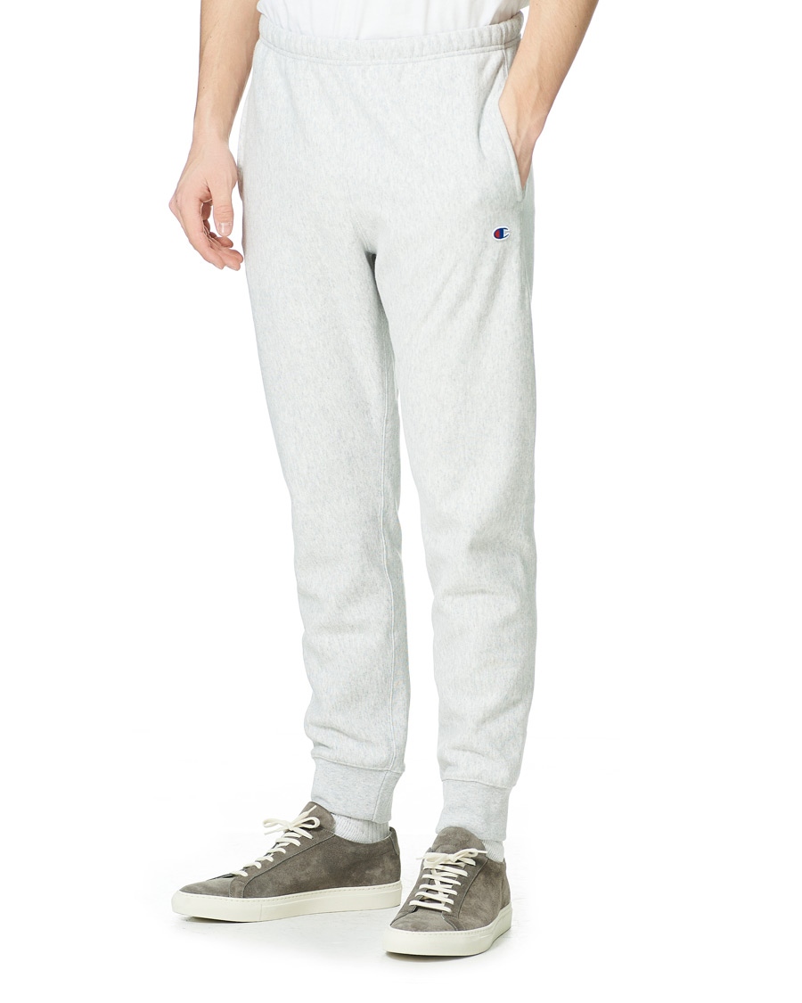 Homme | Pantalons | Champion | Reverse Weave Soft Fleece Sweatpants Gray Melange