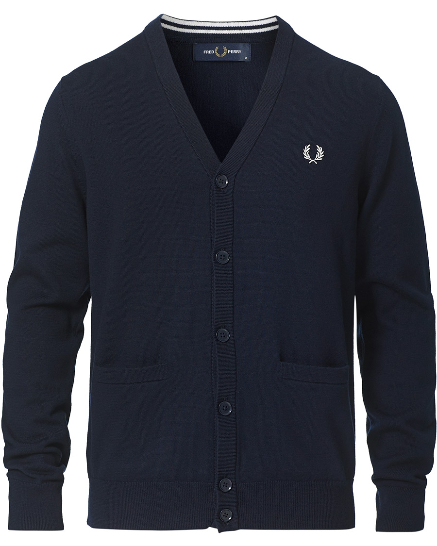 Homme | Pulls Et Tricots | Fred Perry | Classic Cardigan Navy