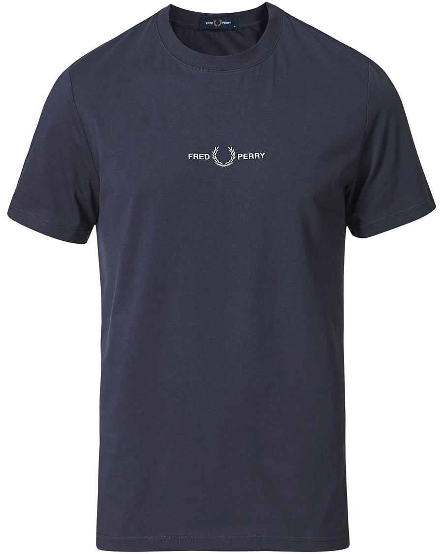 Homme | T-shirts | Fred Perry | Embroidered T-Shirt Dark Graphite