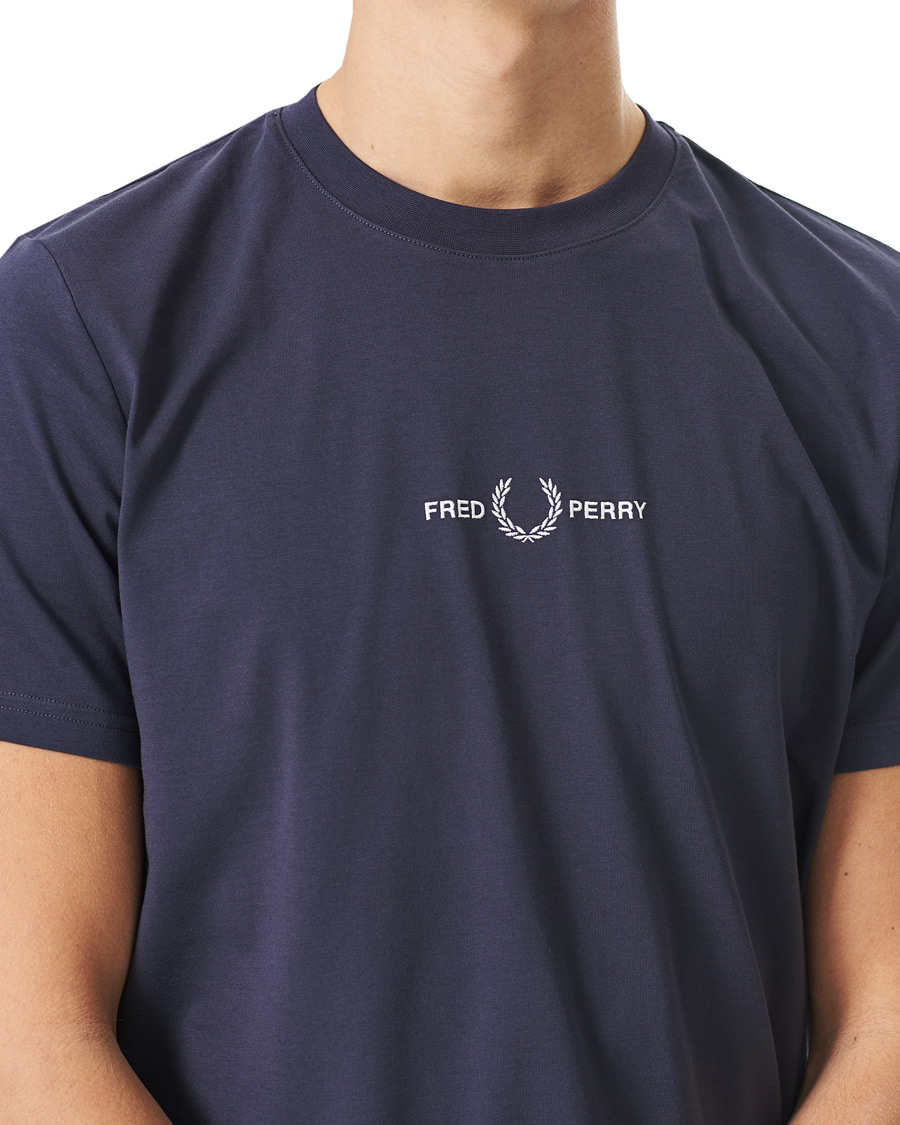 Homme | T-shirts | Fred Perry | Embroidered T-Shirt Dark Graphite