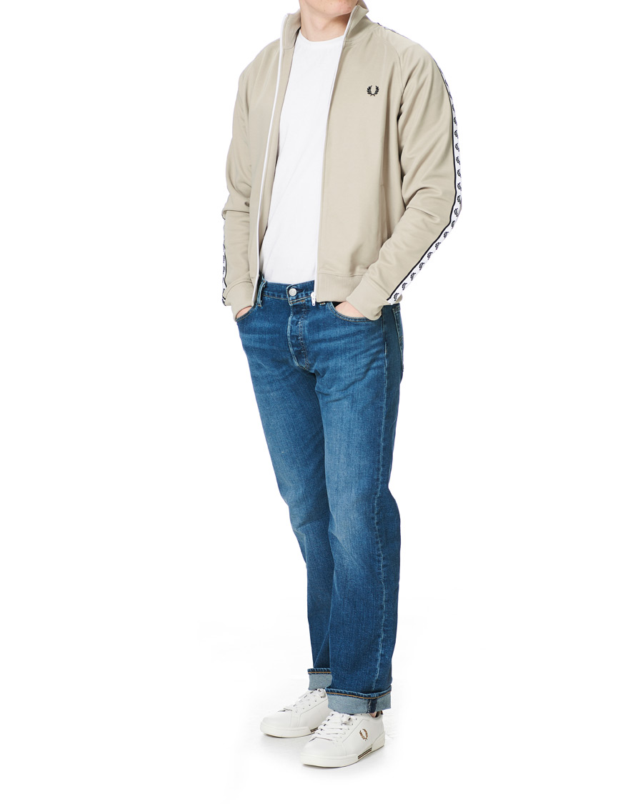 Homme | Fred Perry B722 Leather Sneaker Porcelain | Fred Perry | B722 Leather Sneaker Porcelain