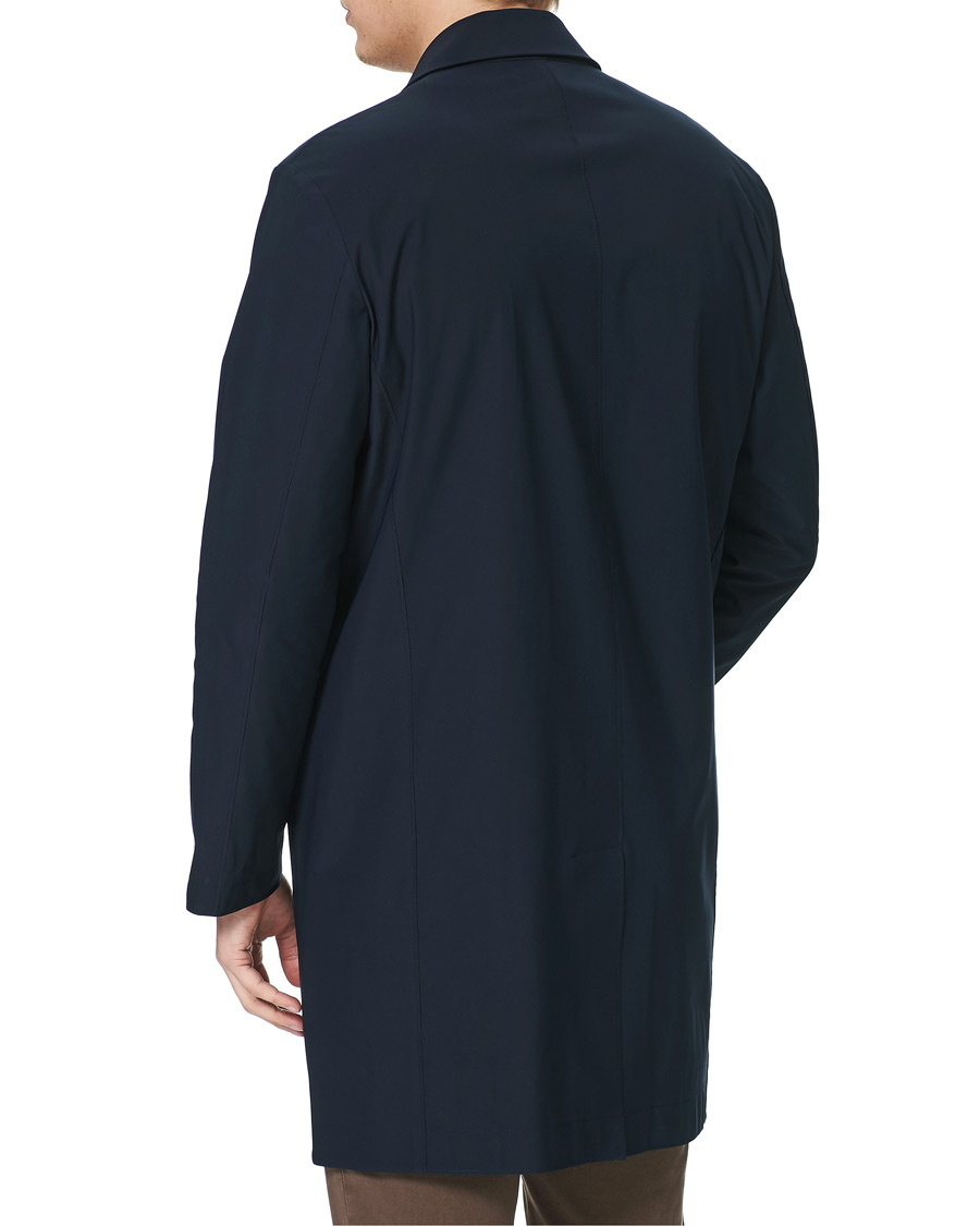 Homme | Manteaux Et Vestes | Harris Wharf London | Light Technic Mac Coat Dark Blue