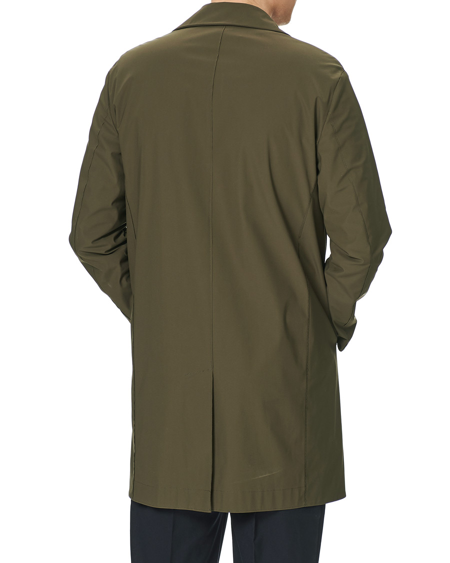 Homme | Manteaux Et Vestes | Harris Wharf London | Light Technic Mac Coat Moss Green