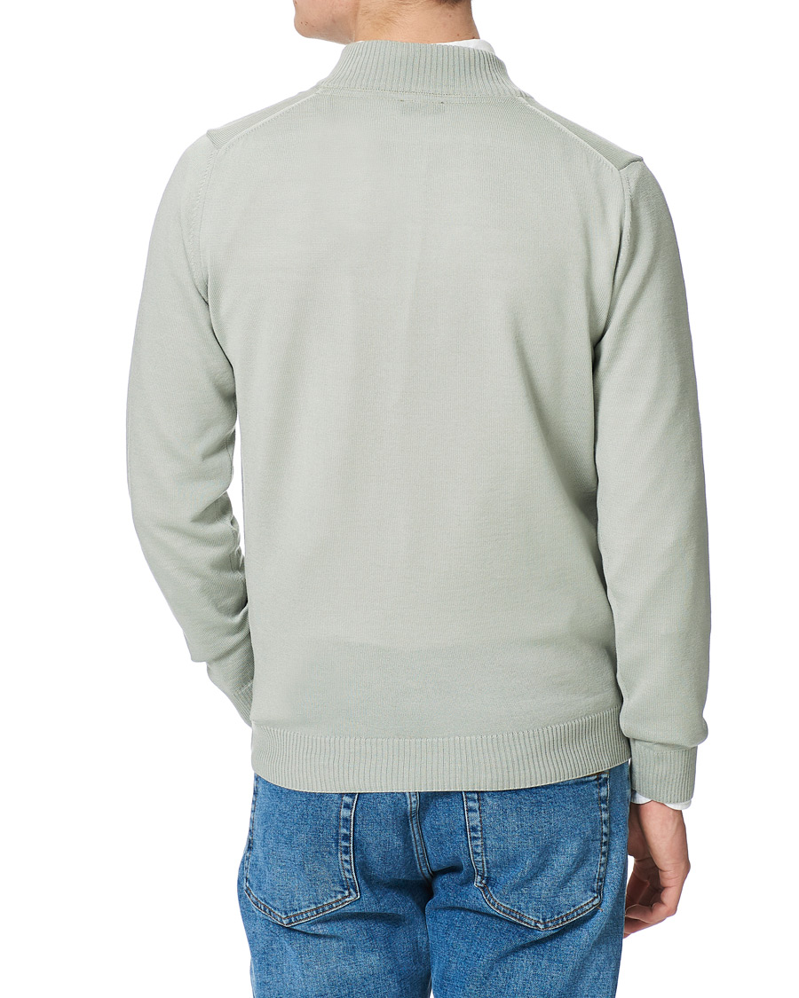Homme | Pulls Et Tricots | Stenströms | Merino Half Zip Pistachio
