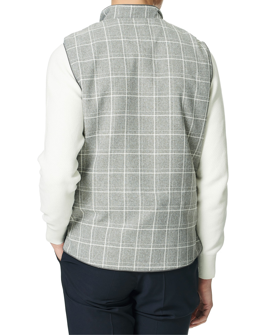 Homme | Manteaux Et Vestes | Stenströms | Quilted Light Padded Vest Grey