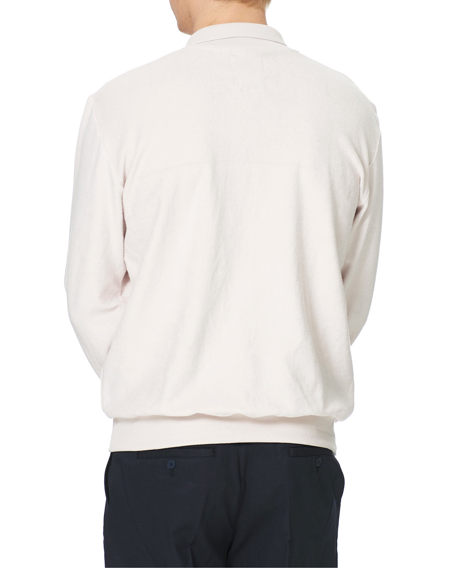 Homme | Pulls Et Tricots | Howlin' | Long Sleeve Terry Polo White Sand