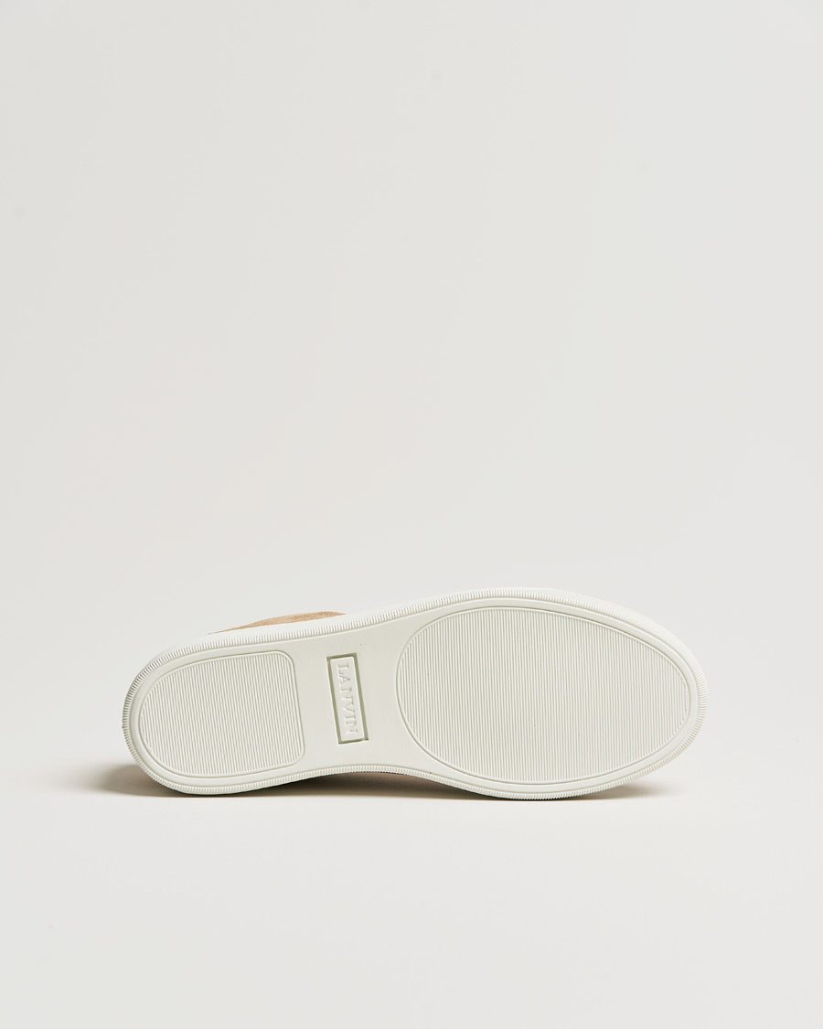 Homme | Lanvin Nappa Cap Toe Sneaker Beige | Lanvin | Nappa Cap Toe Sneaker Beige