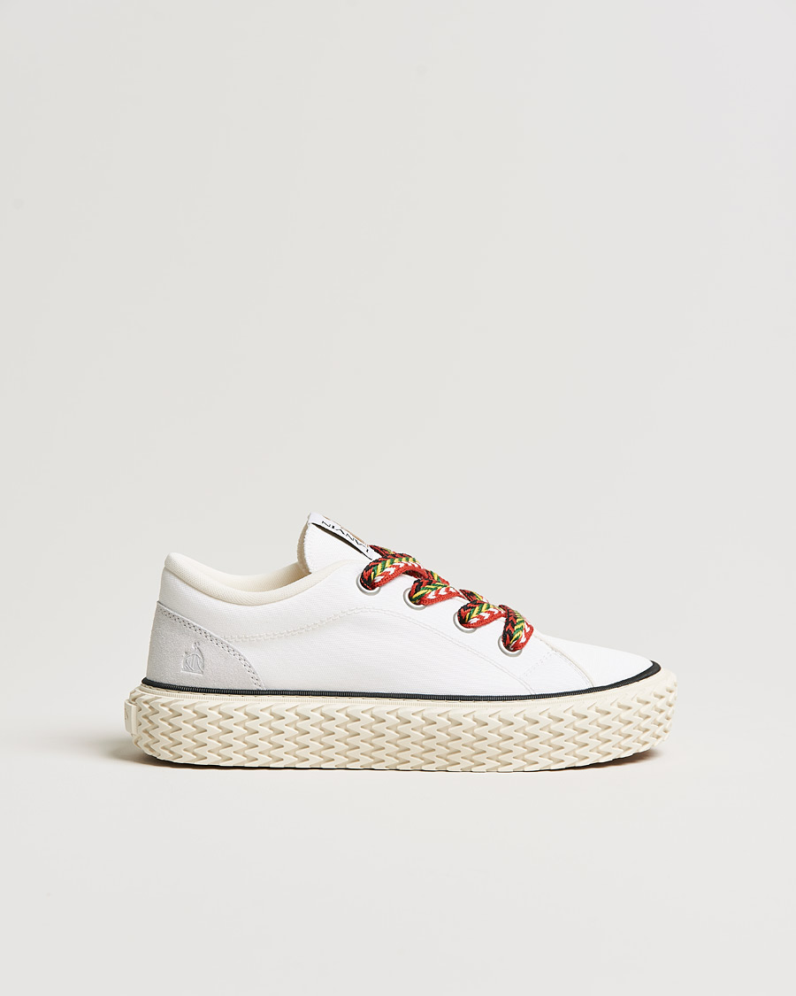 Heren | Lanvin Low Top Vulcanized Sneakers White | Lanvin | Low Top Vulcanized Sneakers White