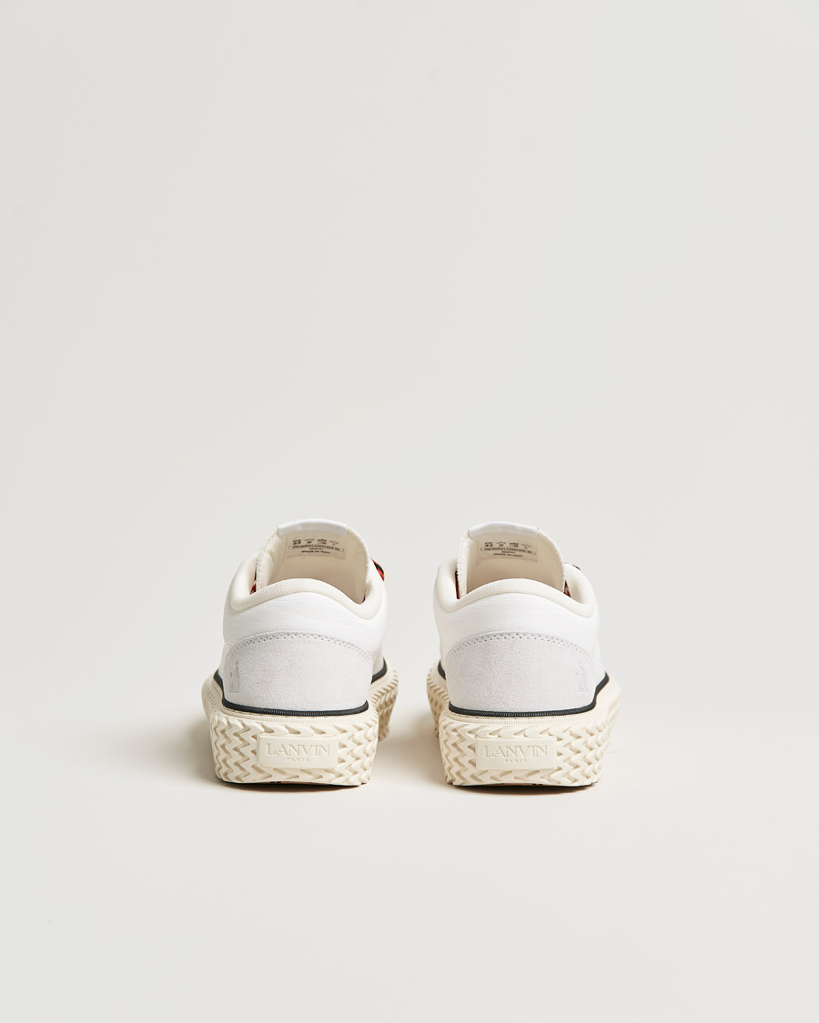 Heren | Lanvin Low Top Vulcanized Sneakers White | Lanvin | Low Top Vulcanized Sneakers White