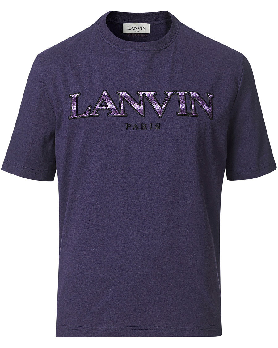 Homme | T-shirts | Lanvin | Curb Logo T-Shirt Aged Purple
