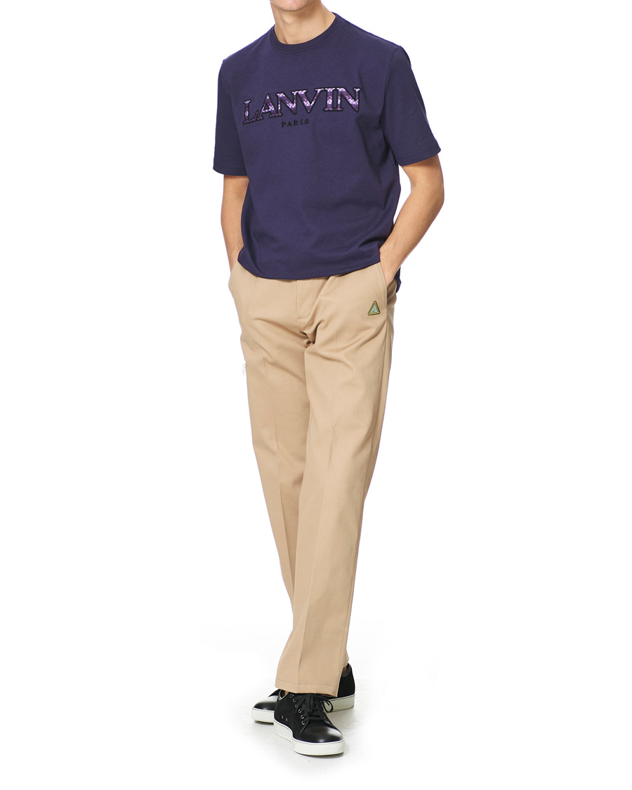 Homme | T-shirts | Lanvin | Curb Logo T-Shirt Aged Purple