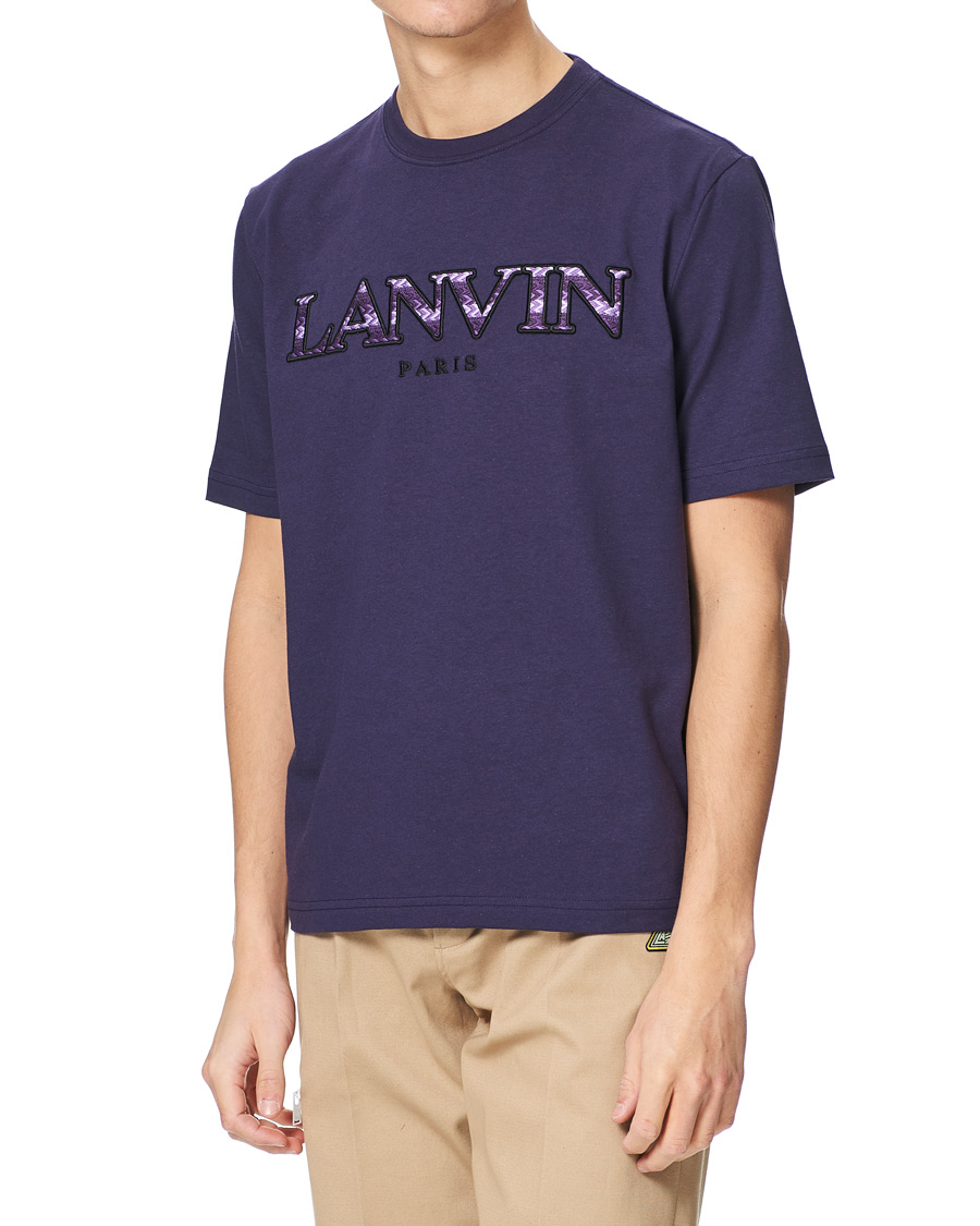 Homme | T-shirts | Lanvin | Curb Logo T-Shirt Aged Purple