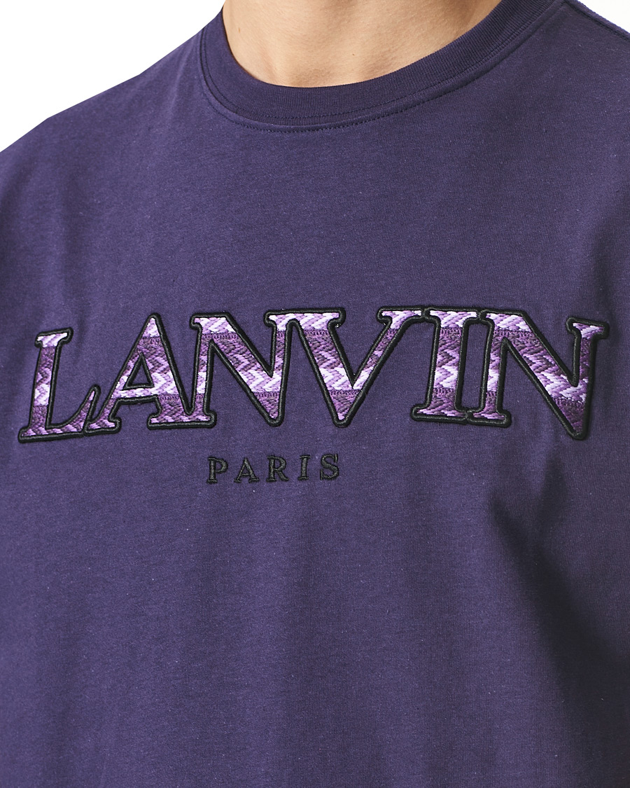 Homme | T-shirts | Lanvin | Curb Logo T-Shirt Aged Purple