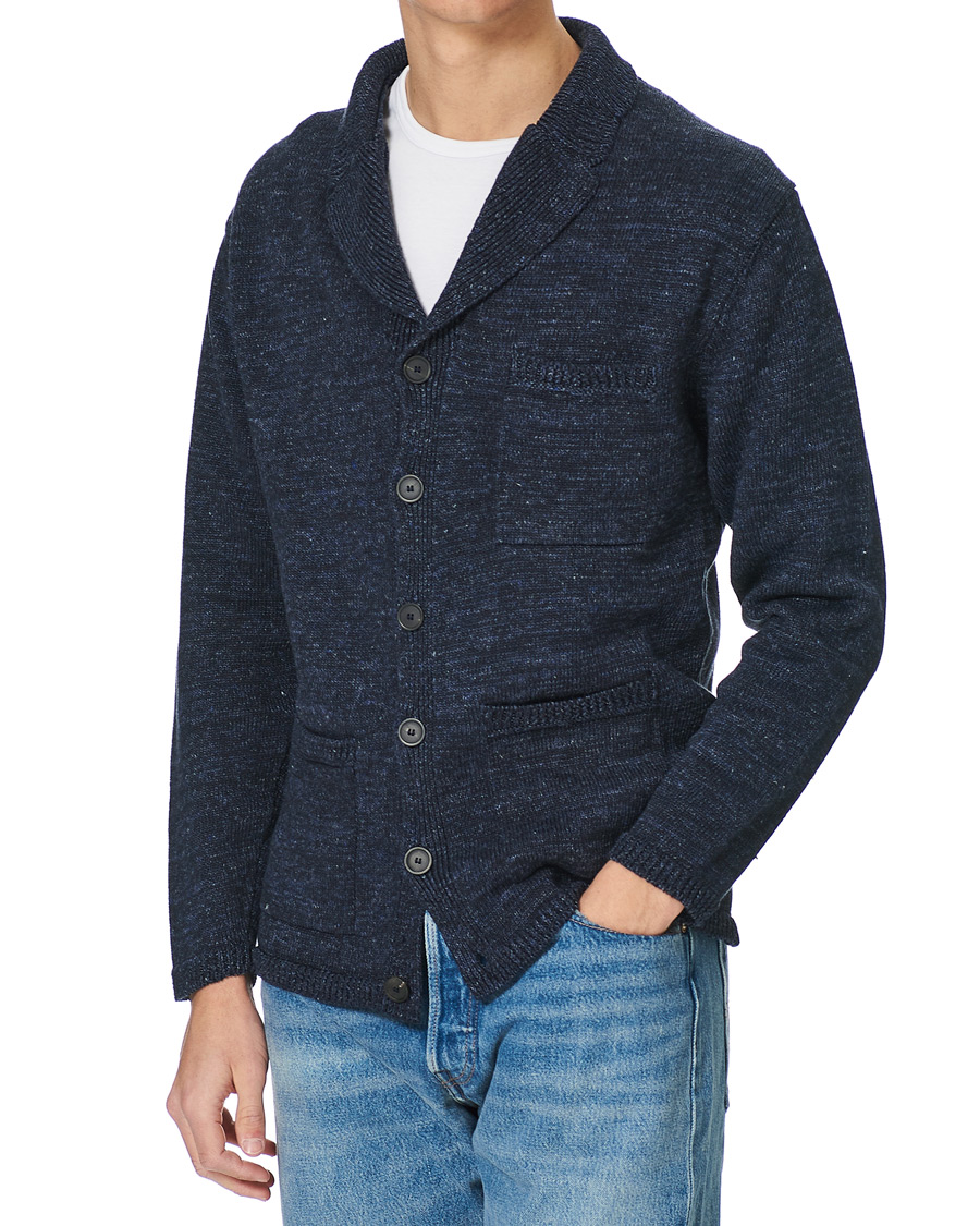 Homme | Pulls Et Tricots | Inis Meáin | Washed Linen Pub Jacket Timor