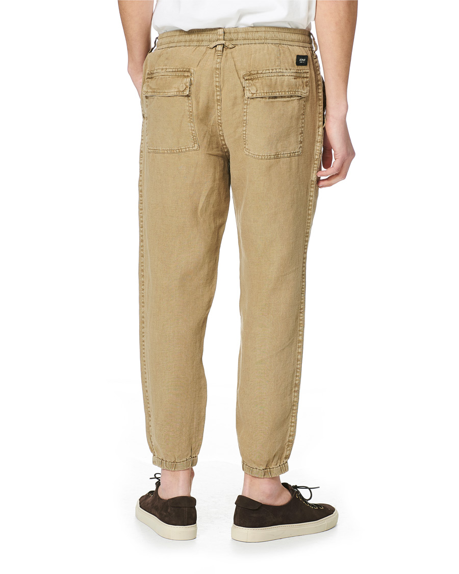 Homme | Pantalons | Replay | Linen Drawstring Pants Khaki