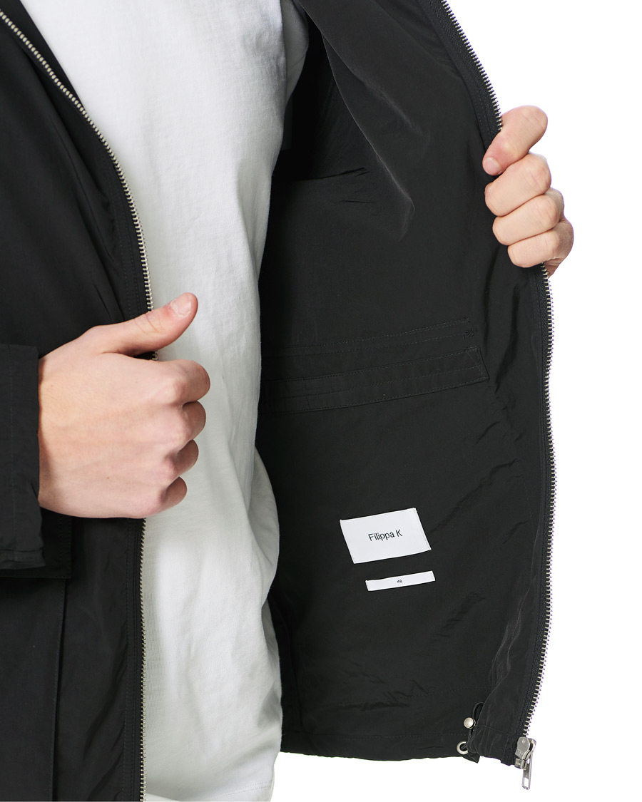 Homme | Manteaux Et Vestes | Filippa K | Malmo Windbreaker Jacket Black