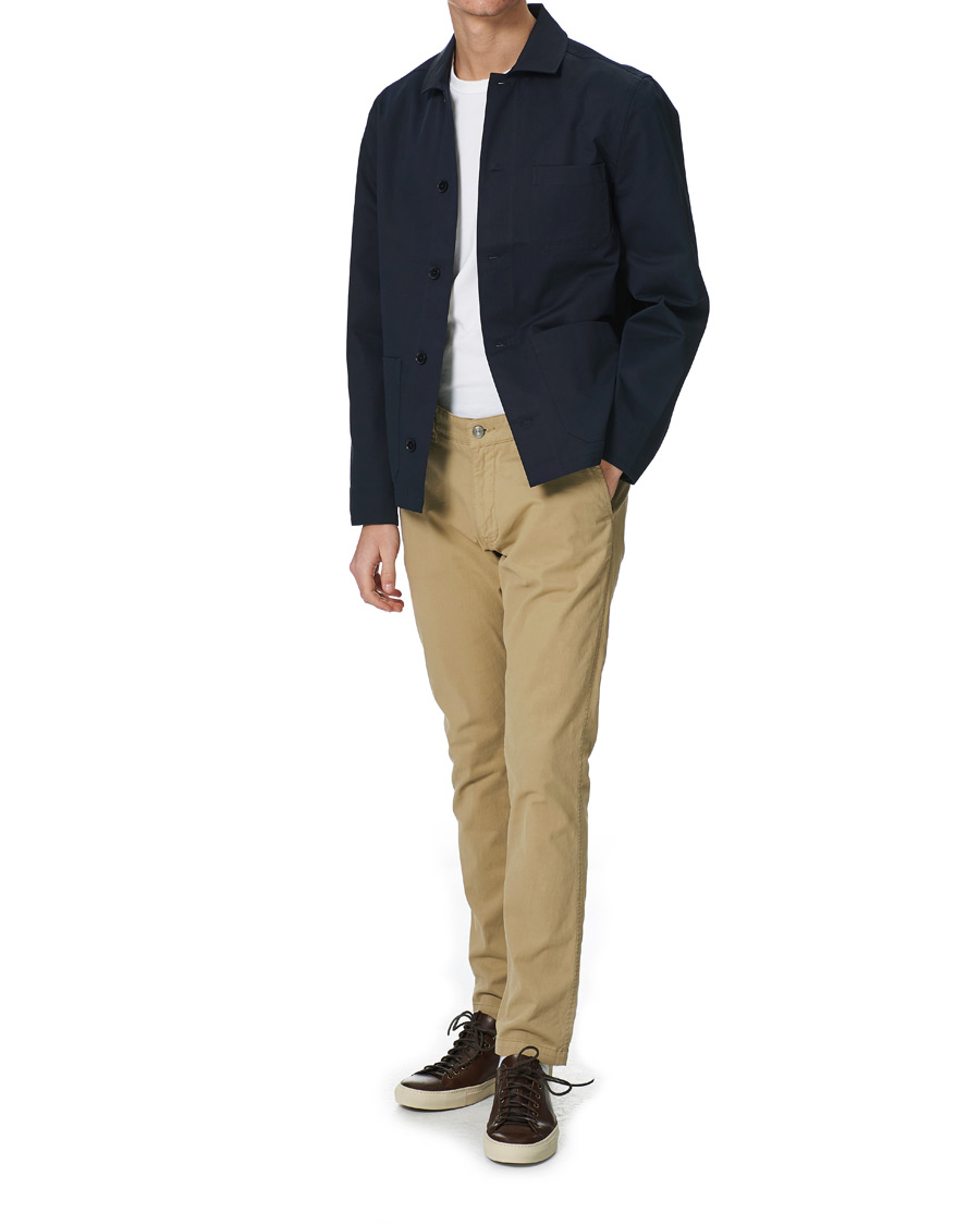 Homme | Chemises | Filippa K | Louis Cotton Jacket Navy