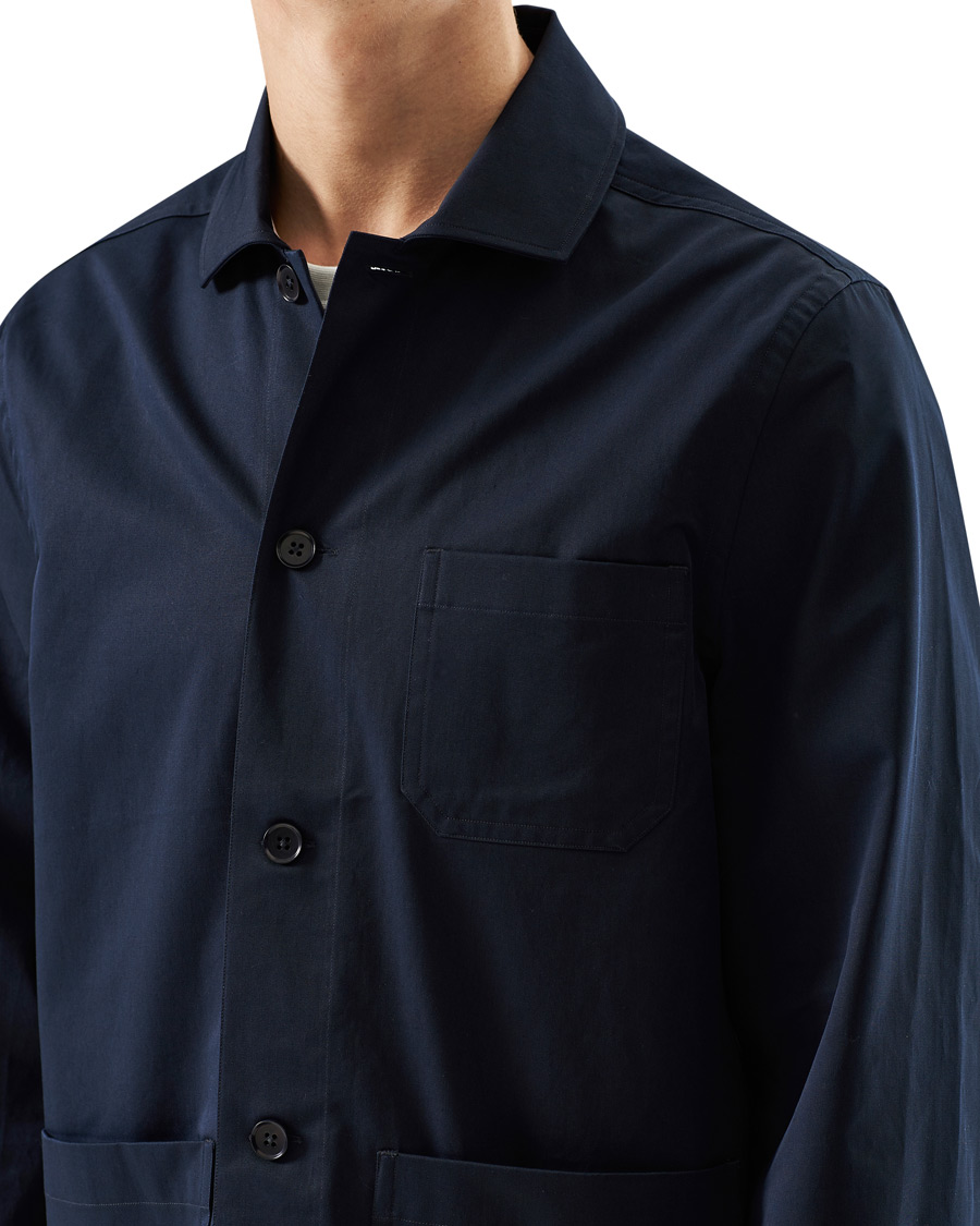 Homme | Chemises | Filippa K | Louis Cotton Jacket Navy