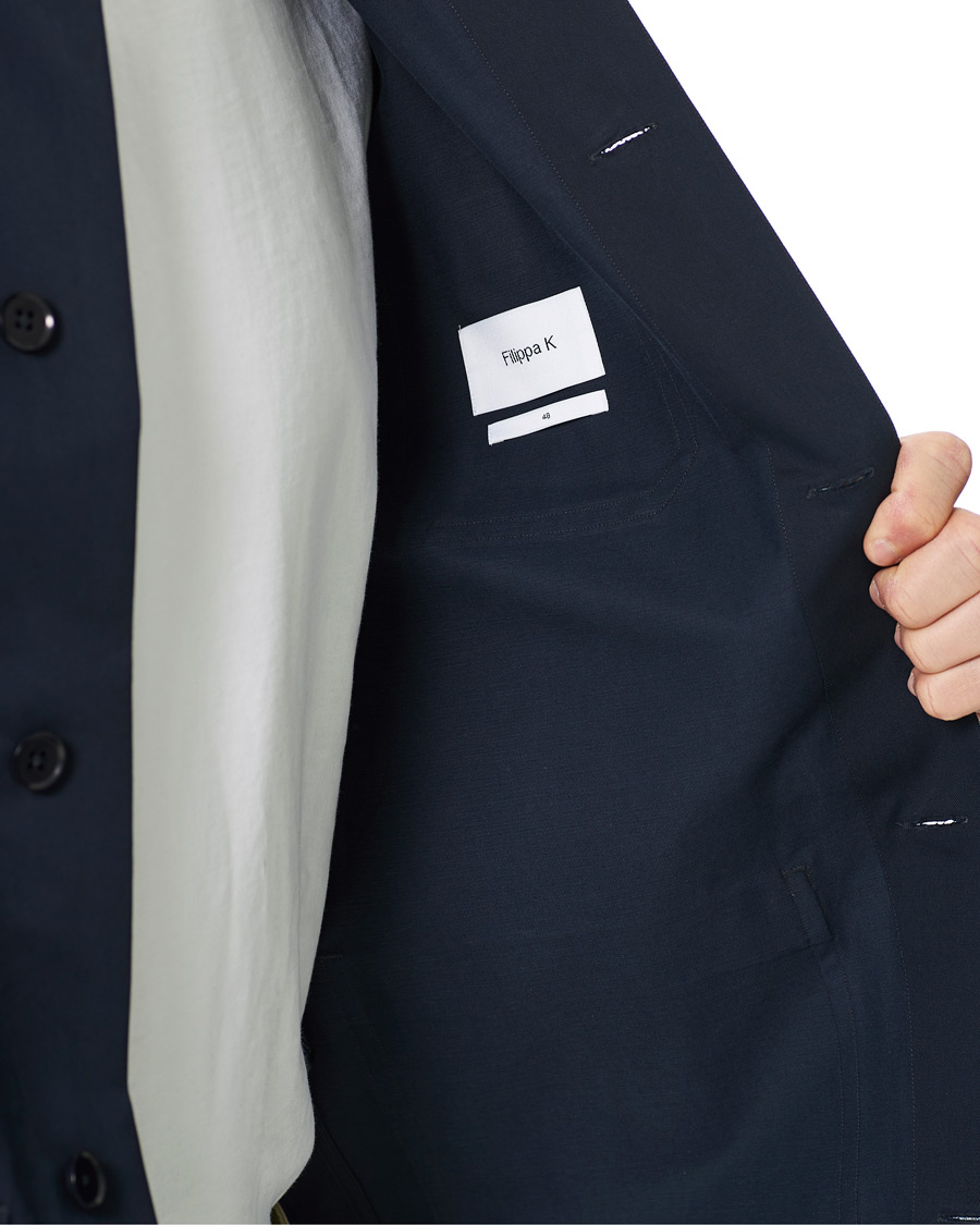 Homme | Chemises | Filippa K | Louis Cotton Jacket Navy
