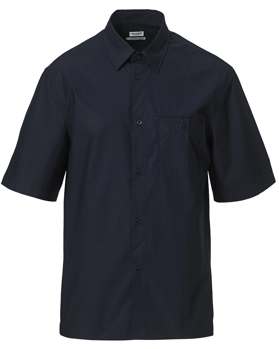 Homme | Chemises | Filippa K | Oliver Poplin Shirt Navy