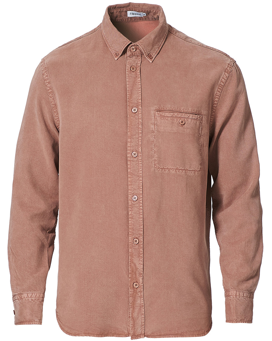 Homme | Chemises | Filippa K | Zachary Tencel Shirt Burgundy