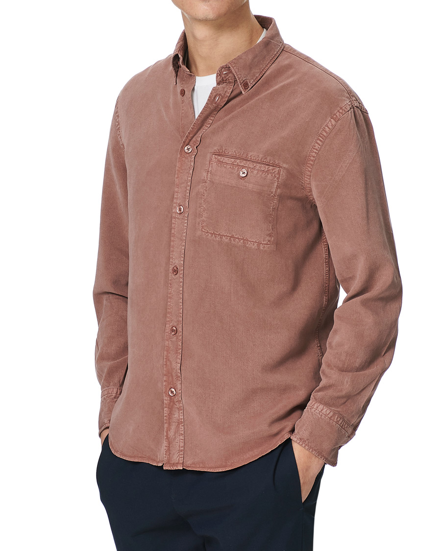 Homme | Chemises | Filippa K | Zachary Tencel Shirt Burgundy