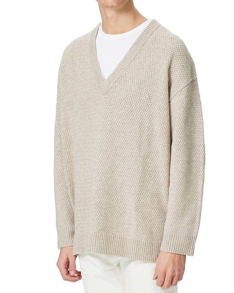Homme | Pulls Et Tricots | Filippa K | Ash Sweater Beige Melange