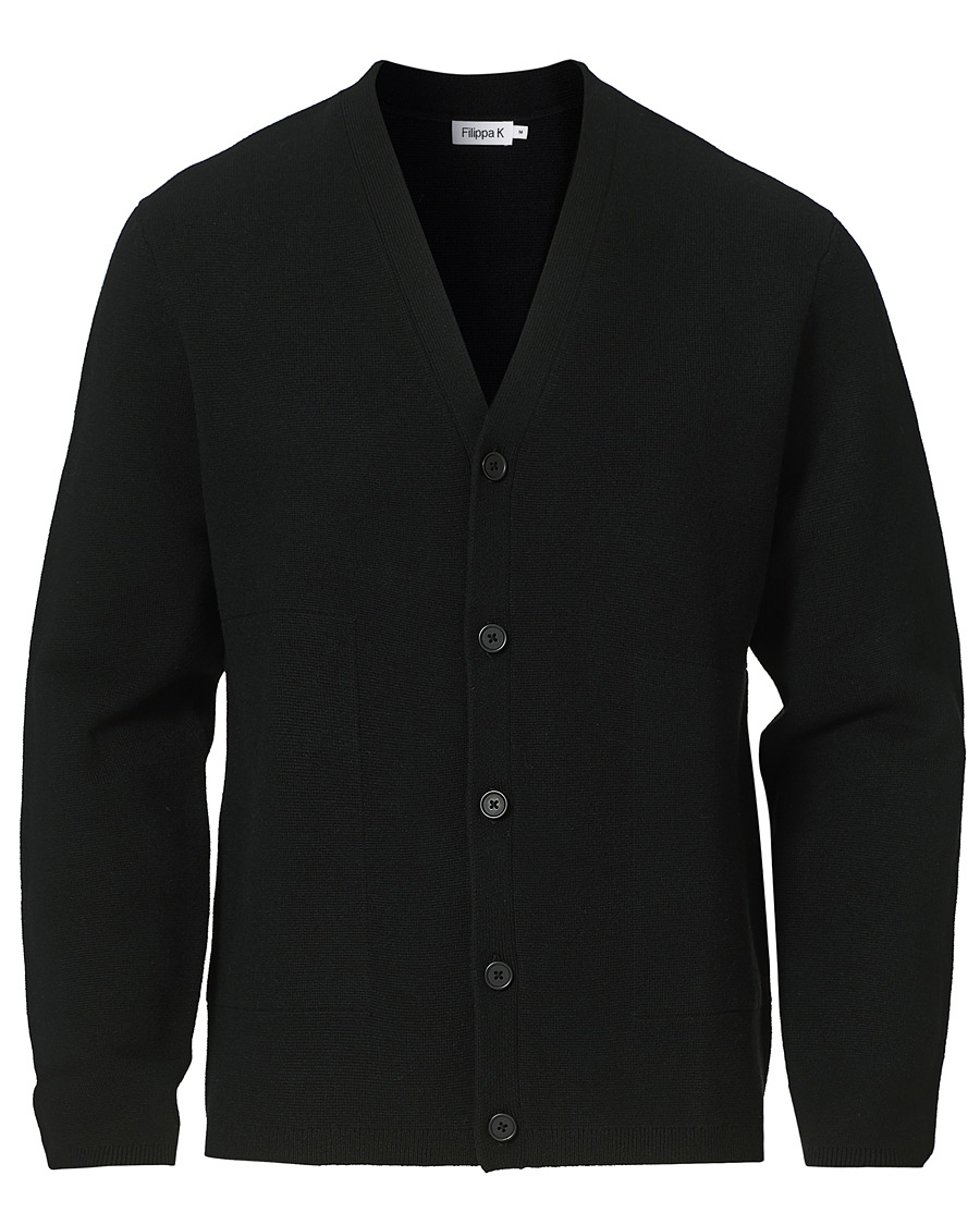 Homme | Pulls Et Tricots | Filippa K | Aaron Cardigan Black