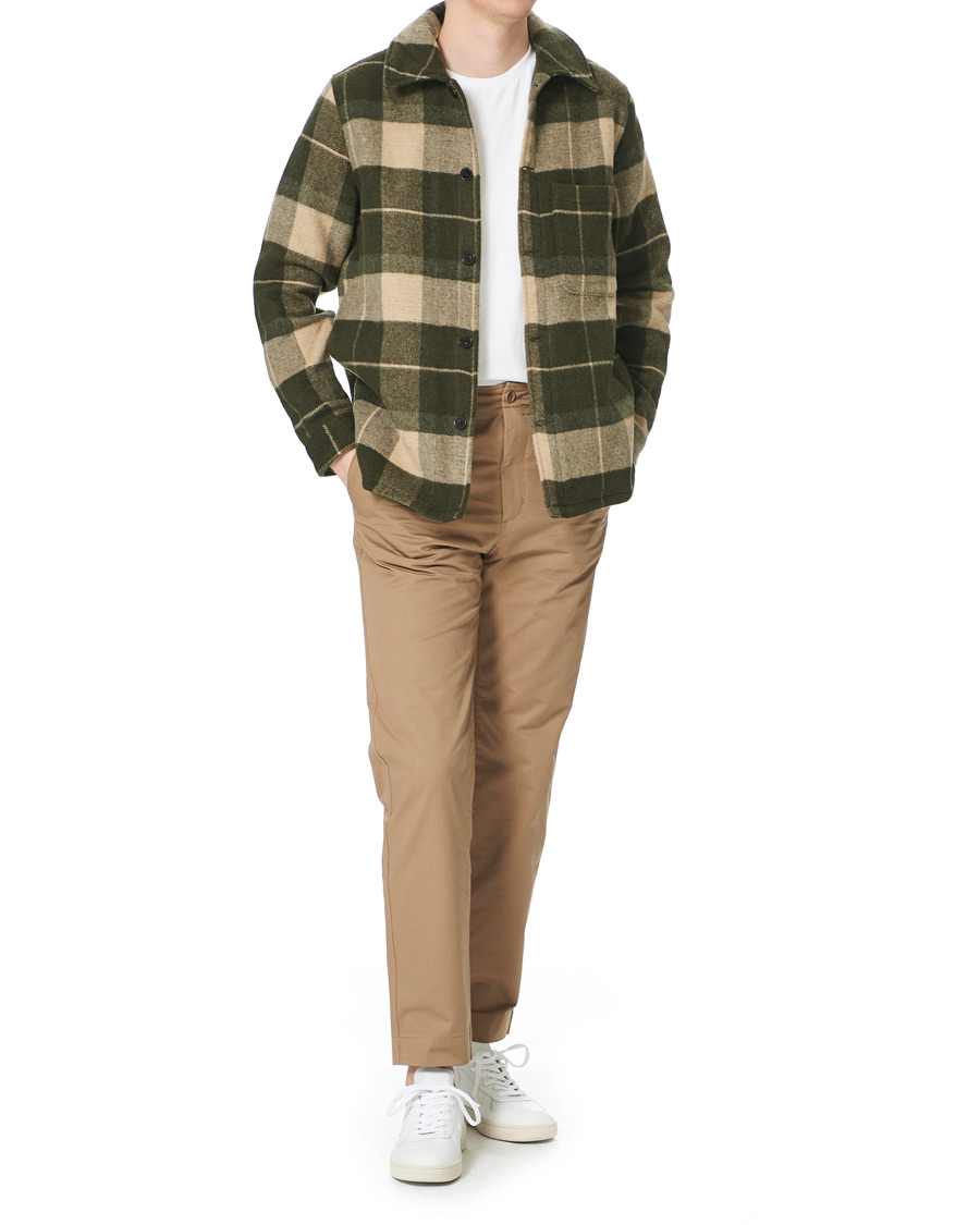 Homme | Pantalons | Filippa K | Flynn Cotton Chino Dark Khaki