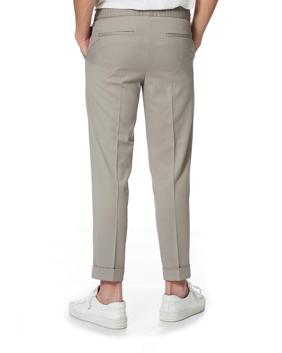 Homme | Pantalons | Filippa K | Terry Cropped Trousers Light Taupe
