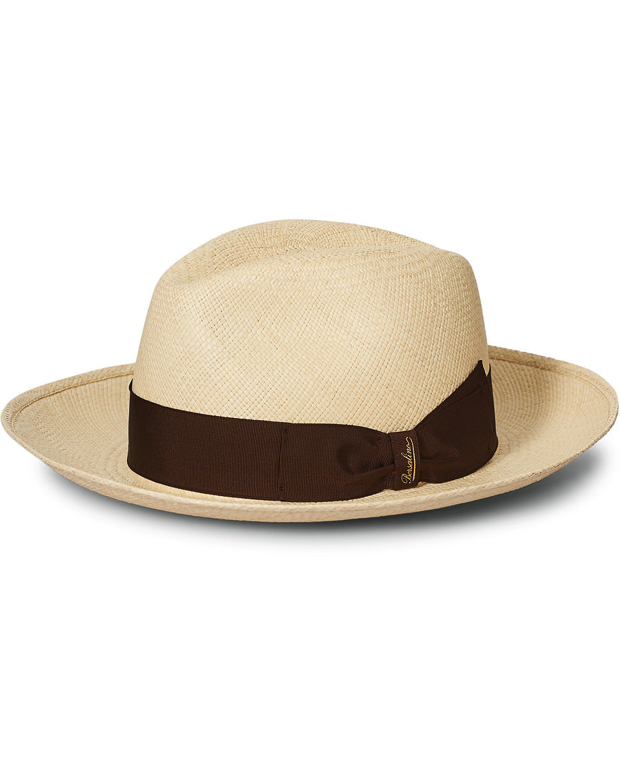 Homme | Borsalino Panama Quito With Large Brim Brown | Borsalino | Panama Quito With Large Brim Brown