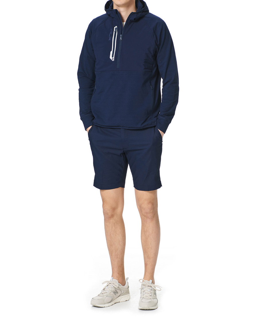Homme | Pulls Et Tricots | RLX Ralph Lauren | Tech Jersey Half Zip Hoodie French Navy