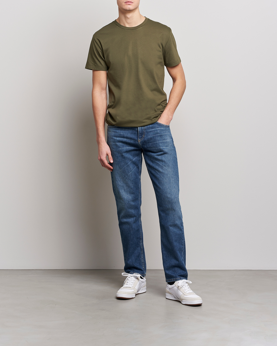 Heren | T-shirts | Polo Ralph Lauren | 3-Pack Crew Neck T-Shirt Olive/Green/Dark Green