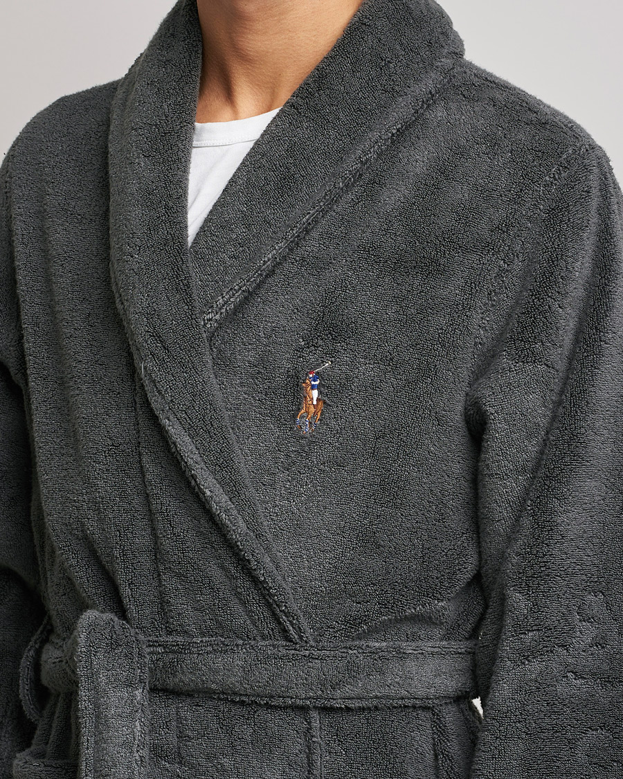 Homme | Peignoirs Et Pyjamas | Polo Ralph Lauren | Cotton Terry Robe Dark Slate
