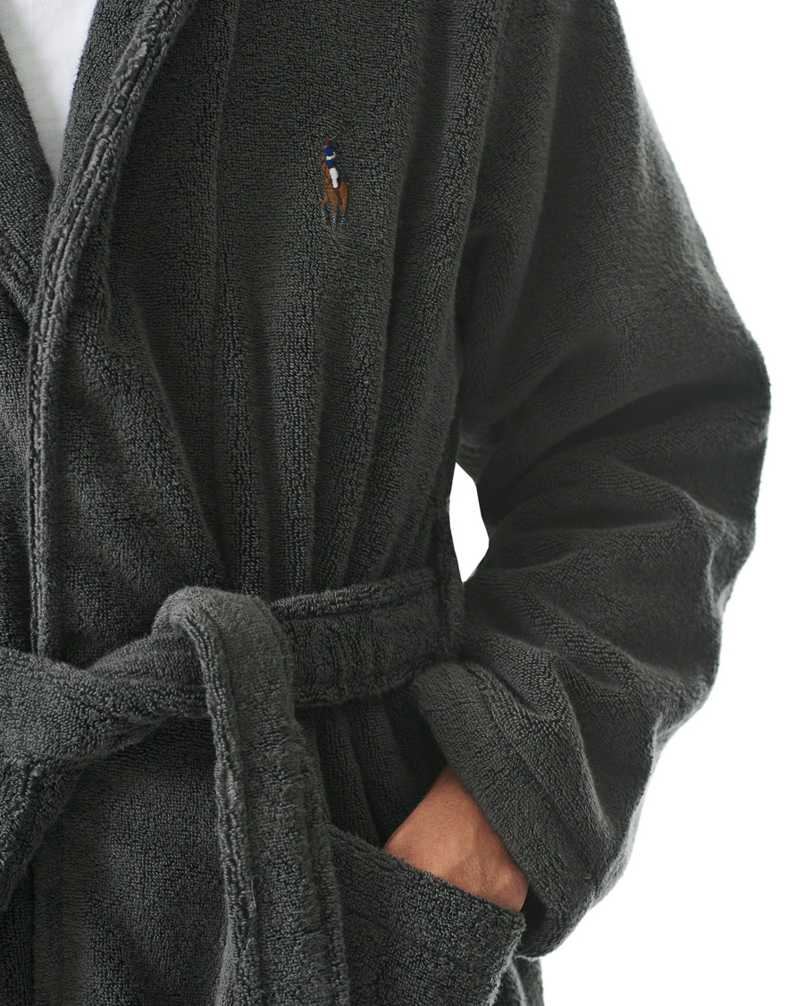 Homme | Peignoirs Et Pyjamas | Polo Ralph Lauren | Cotton Terry Robe Dark Slate