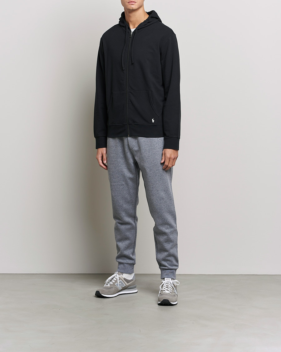 Homme | Pulls Et Tricots | Polo Ralph Lauren | Cotton Jersey Long Sleeve Hoodie Black