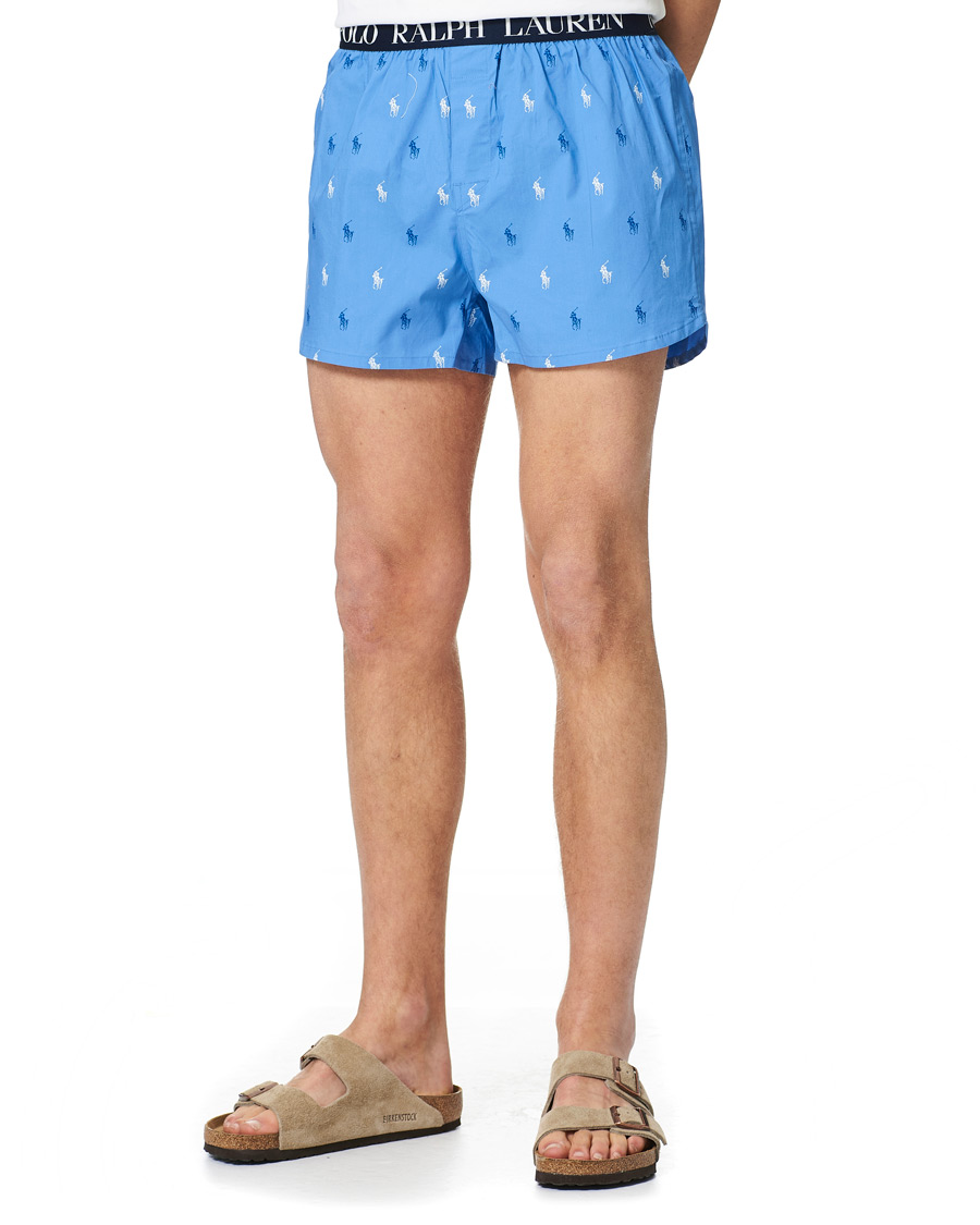 Heren | Pyjama's en gewaden | Polo Ralph Lauren | Short Sleeve Pyjama Set White/Blue