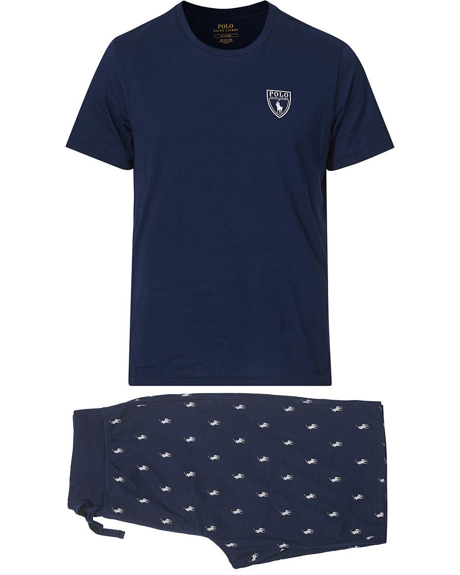 Heren | Pyjama's en gewaden | Polo Ralph Lauren | Short Sleeve Pyjama Set Navy