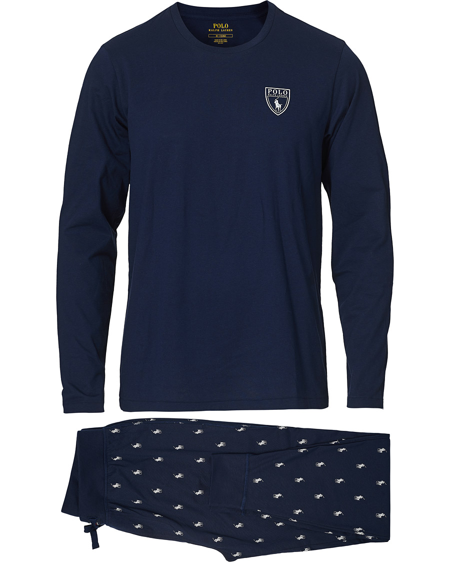 Heren | Pyjama's en gewaden | Polo Ralph Lauren | Long Sleeve Pyjama Set Navy