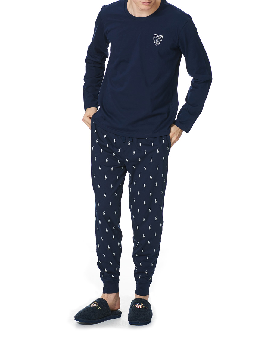 Heren | Pyjama's en gewaden | Polo Ralph Lauren | Long Sleeve Pyjama Set Navy