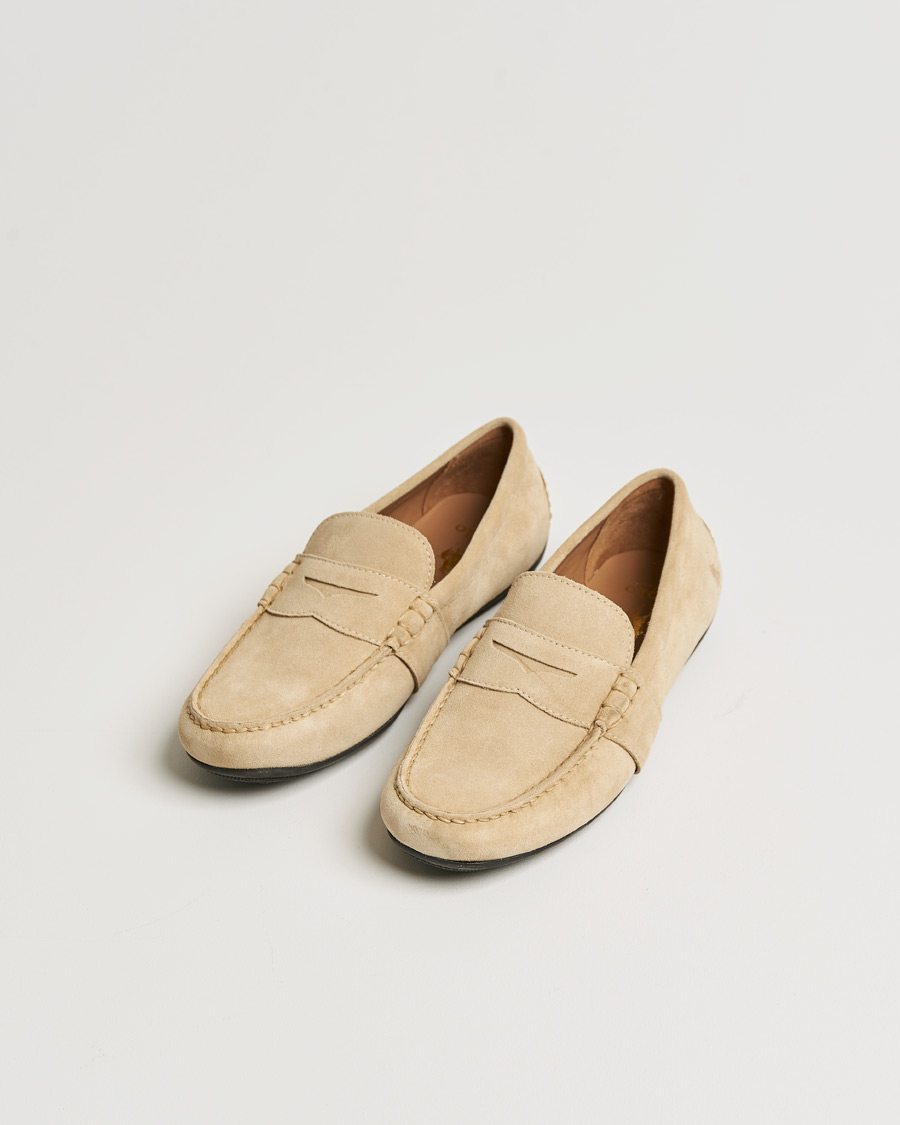 Homme | Polo Ralph Lauren Reynold Driving Loafer Beige Suede | Polo Ralph Lauren | Reynold Driving Loafer Beige Suede