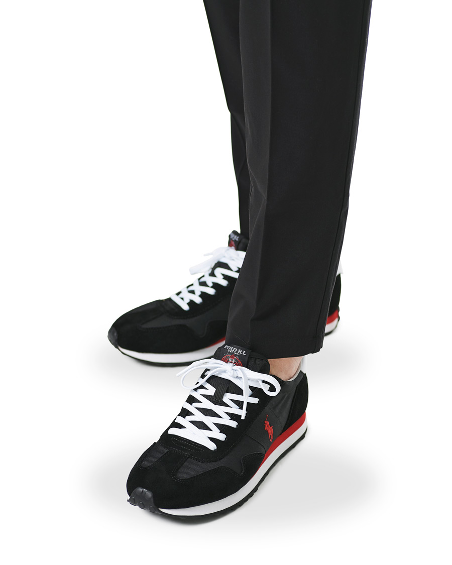 Homme | Polo Ralph Lauren Train 85 Running Sneaker Black | Polo Ralph Lauren | Train 85 Running Sneaker Black