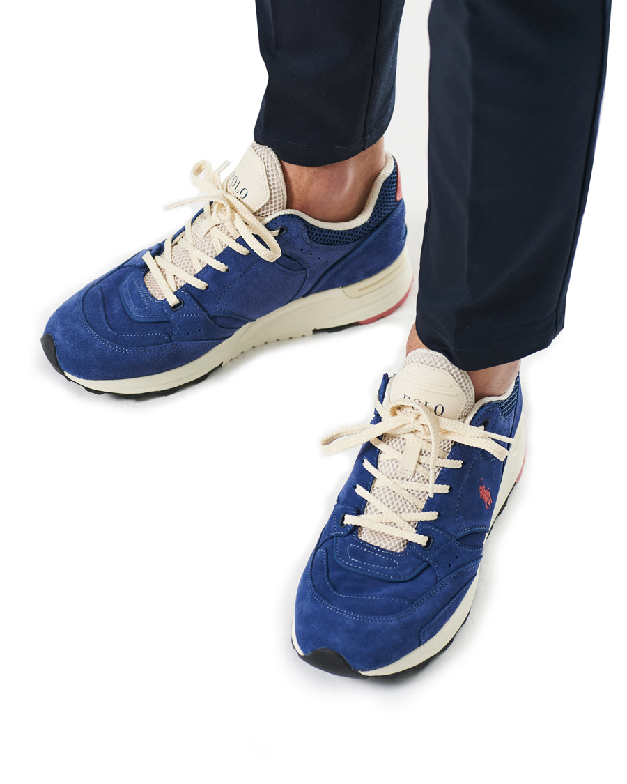 Homme | Polo Ralph Lauren Train 85 Running Sneaker Light Navy | Polo Ralph Lauren | Train 85 Running Sneaker Light Navy