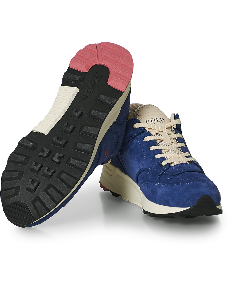 Homme | Polo Ralph Lauren Train 85 Running Sneaker Light Navy | Polo Ralph Lauren | Train 85 Running Sneaker Light Navy